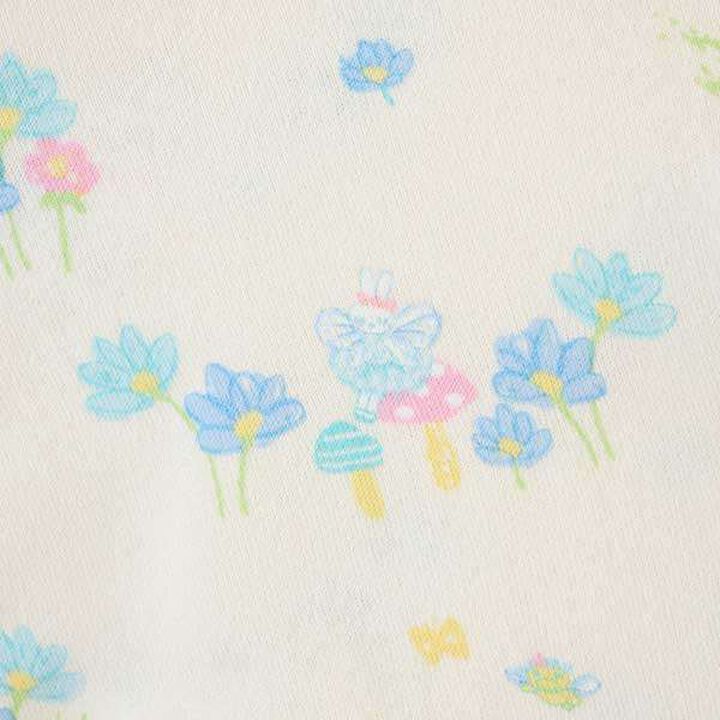 [Made in Japan] Rabbit All-Over Pattern Sleeve Frill Sweatshirt (120-130),Off white, medium image number 6