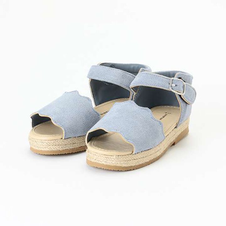 Scallop Trim Sandals,Light pink, medium image number 11