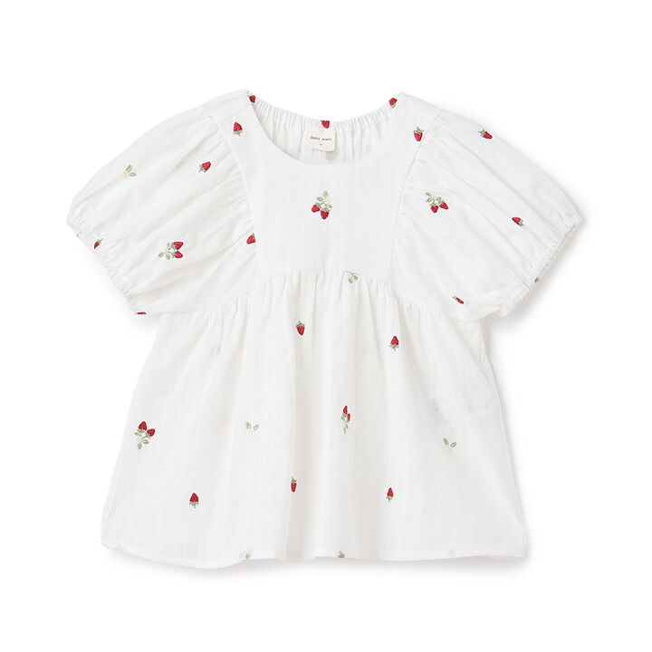 Link Strawberry Puff Tunic,Ivory, medium image number 6