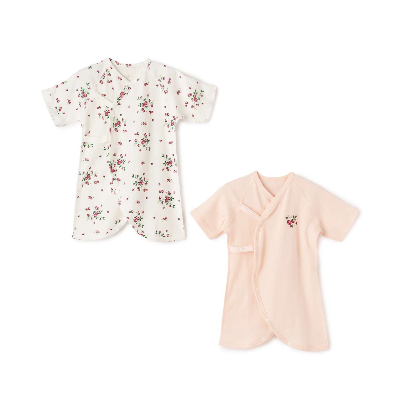 [Web Exclusive] 2-Piece Combination Bodysuit Set,Off white, large image number 8