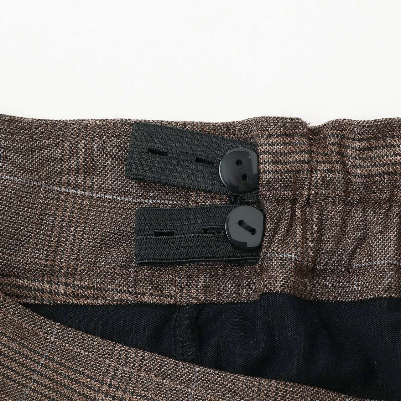 Trim Lace Double Layer Pleated Skirt-Pants,Black, large image number 3