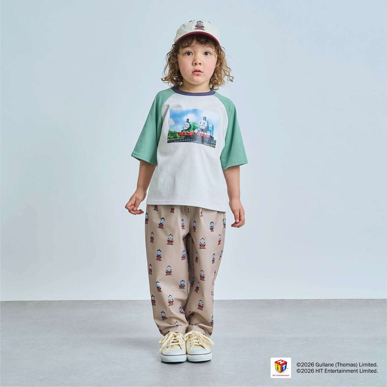 [Thomas the Tank Engine] Raglan Short Sleeve T-Shirt,Red, large image number 16