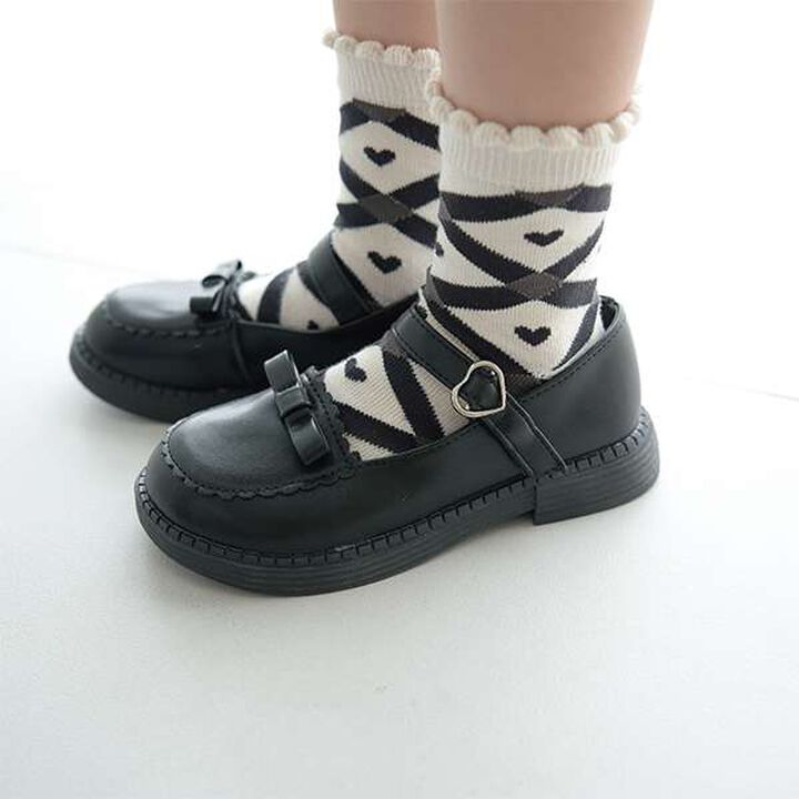 Ribbon Strap Shoes,Black, medium image number 2