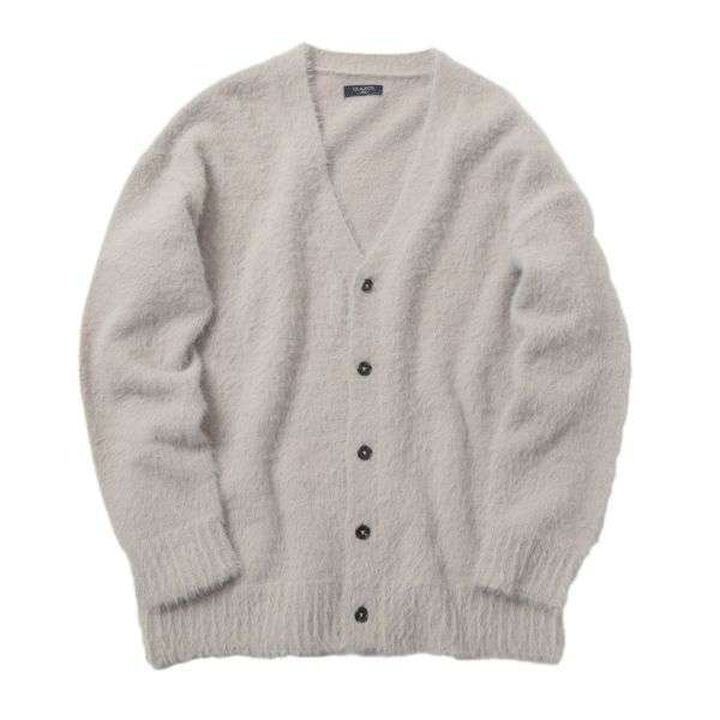 Shaggy Cardigan,Navy, medium image number 6