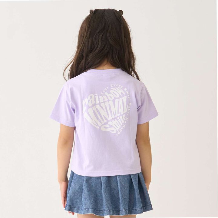 Affordable 100% Cotton Back Heart Donut Print Short Sleeve T-Shirt,, medium