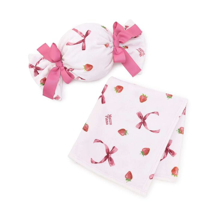 Assorted Pattern Candy Blanket,Pink, medium image number 0
