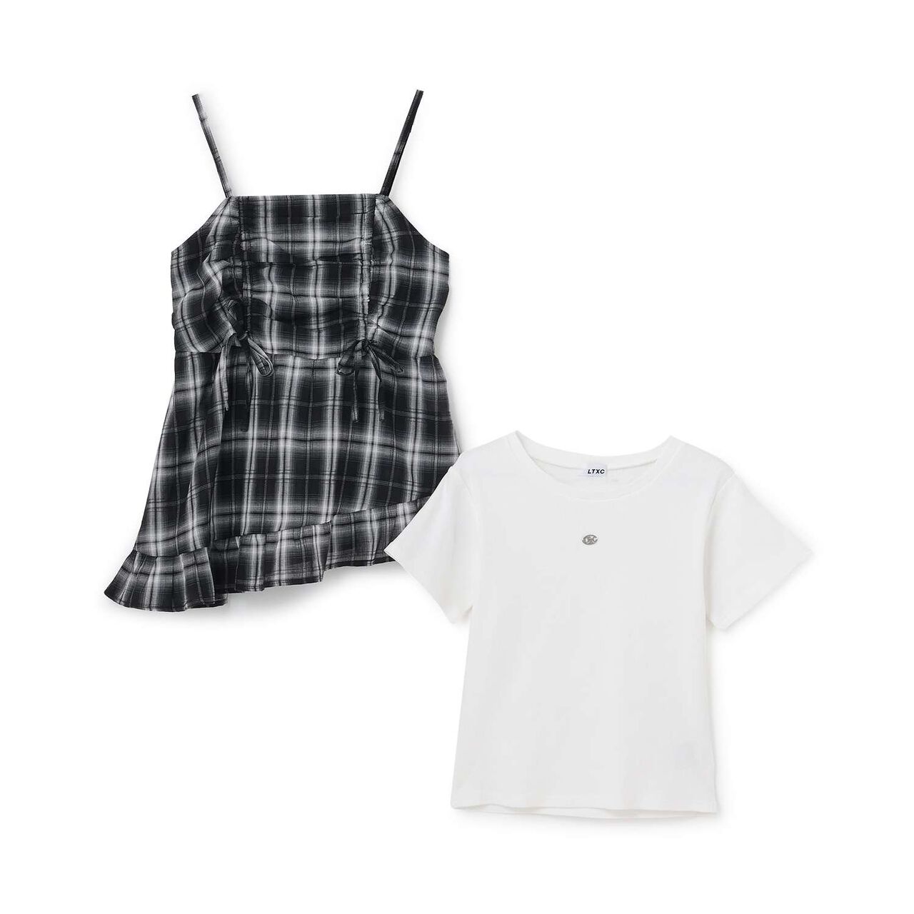 [LTXC/Antibacterial Deodorizing] Inner Lined Irregular Hem Camisole Tunic,Polka dots, large image number 13