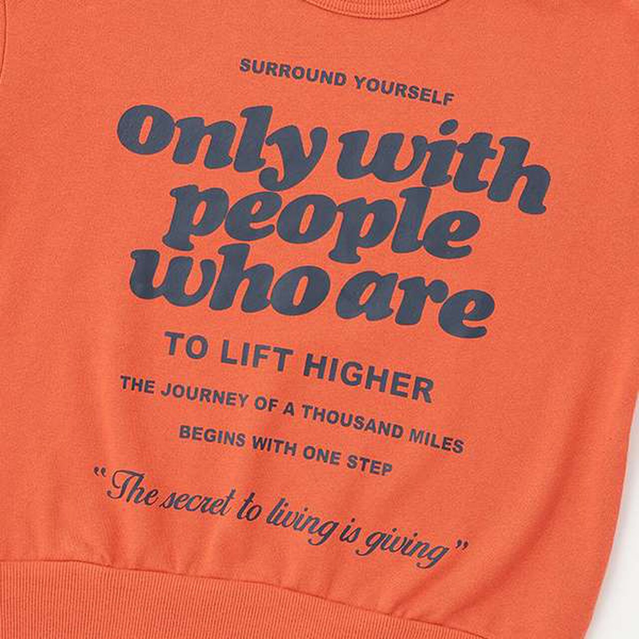 Assorted Logo Print Wide Sweatshirt,Yellow, large image number 14