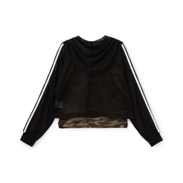 [3WAY] Mesh Hoodie & Camouflage Tank Set,Off white, medium image number 12