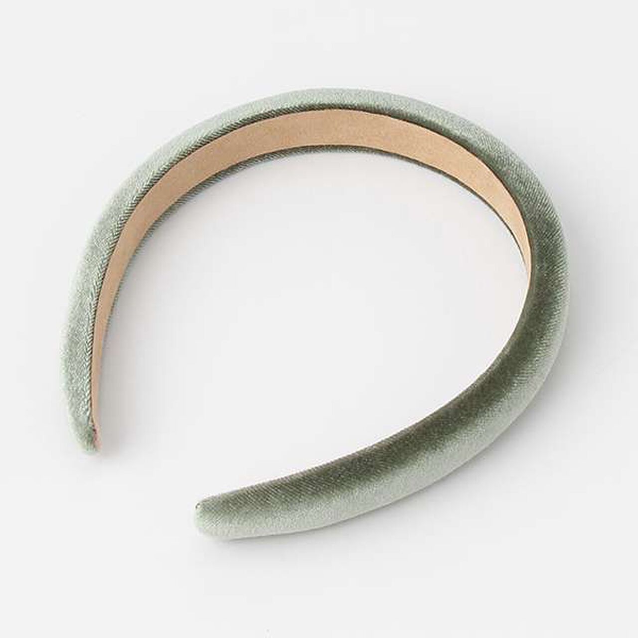 Velour Headband,Light khaki, large image number 0