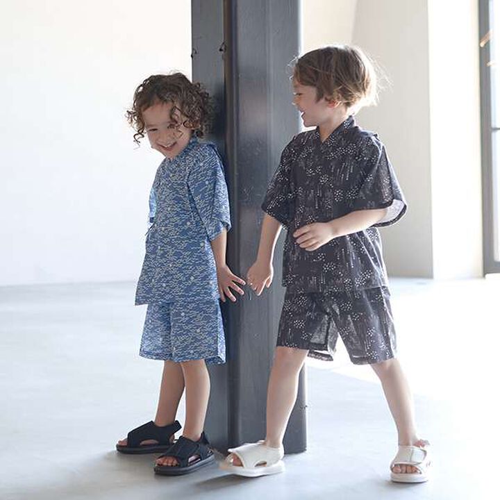 Loose Fit Easy-Wear Jinbei,Black, medium image number 10