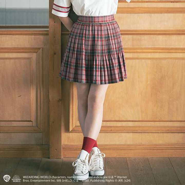 [Harry Potter] Pleated Skirt-Pants,Red, medium image number 12