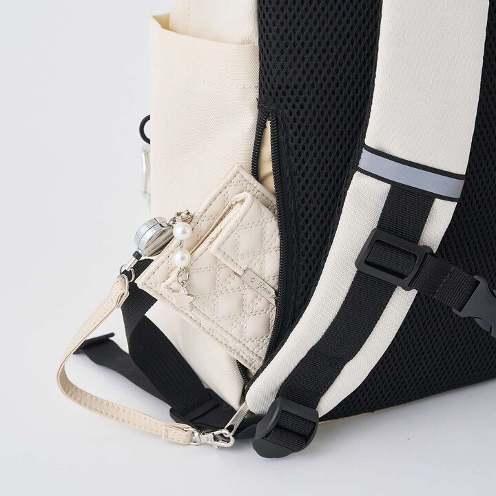 Casual Backpack with Charm,Black, medium image number 20