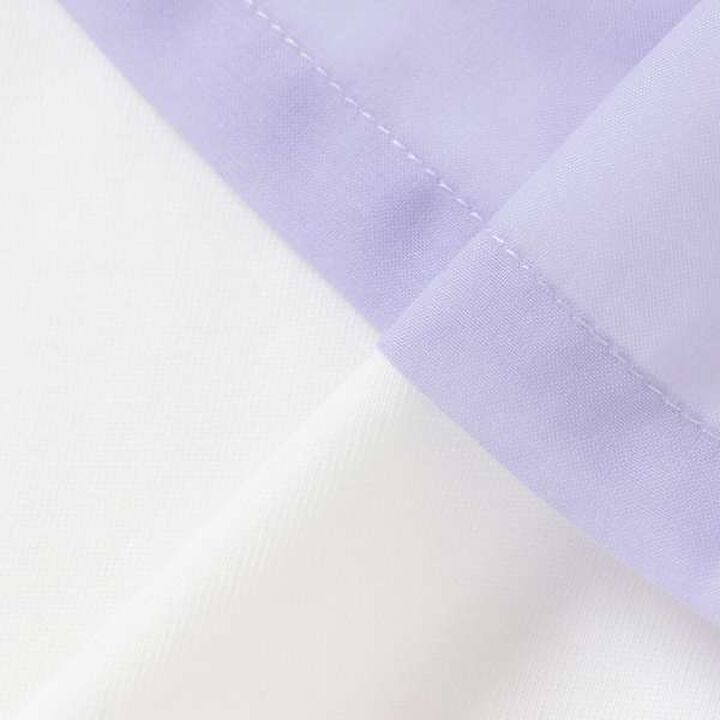 Frill Sailor Blouse & Tank Top Set,Sax blue, medium image number 3