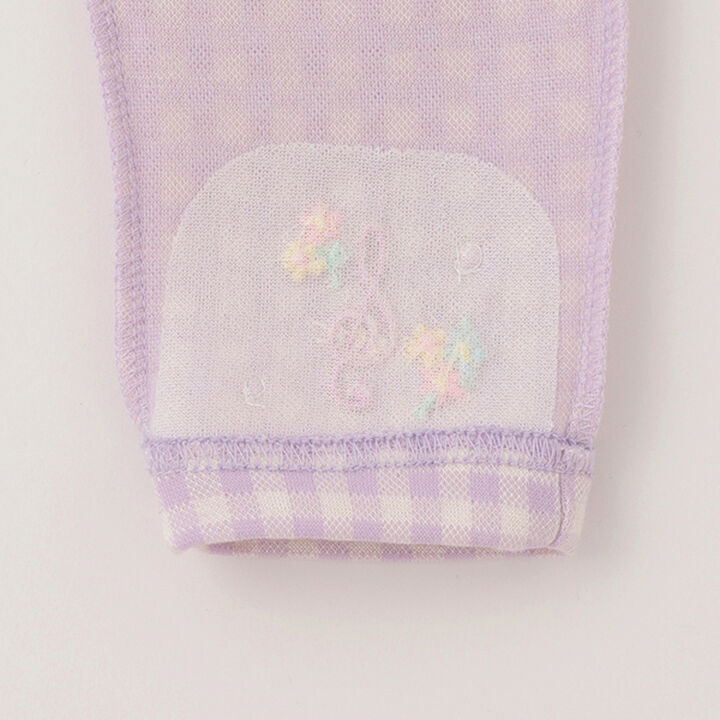 Gingham Check Cut Leggings,Lavender, medium image number 9