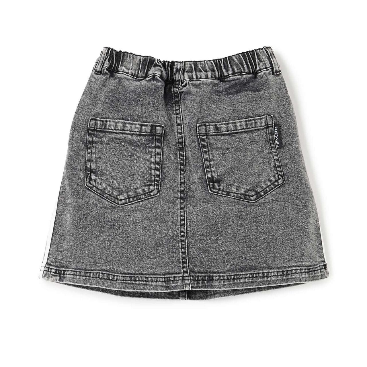 Line Stretch A-Line Skirt,Sax blue, large image number 1