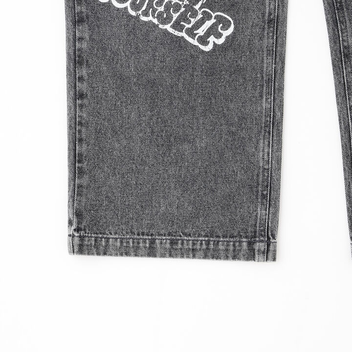 [LTXC] Patch Design Denim Pants,Gray, medium image number 19