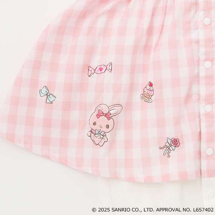 [My Melody & Cinnamoroll] Sailor Short-Sleeve 2 Way All-in-One,Pink, medium image number 13