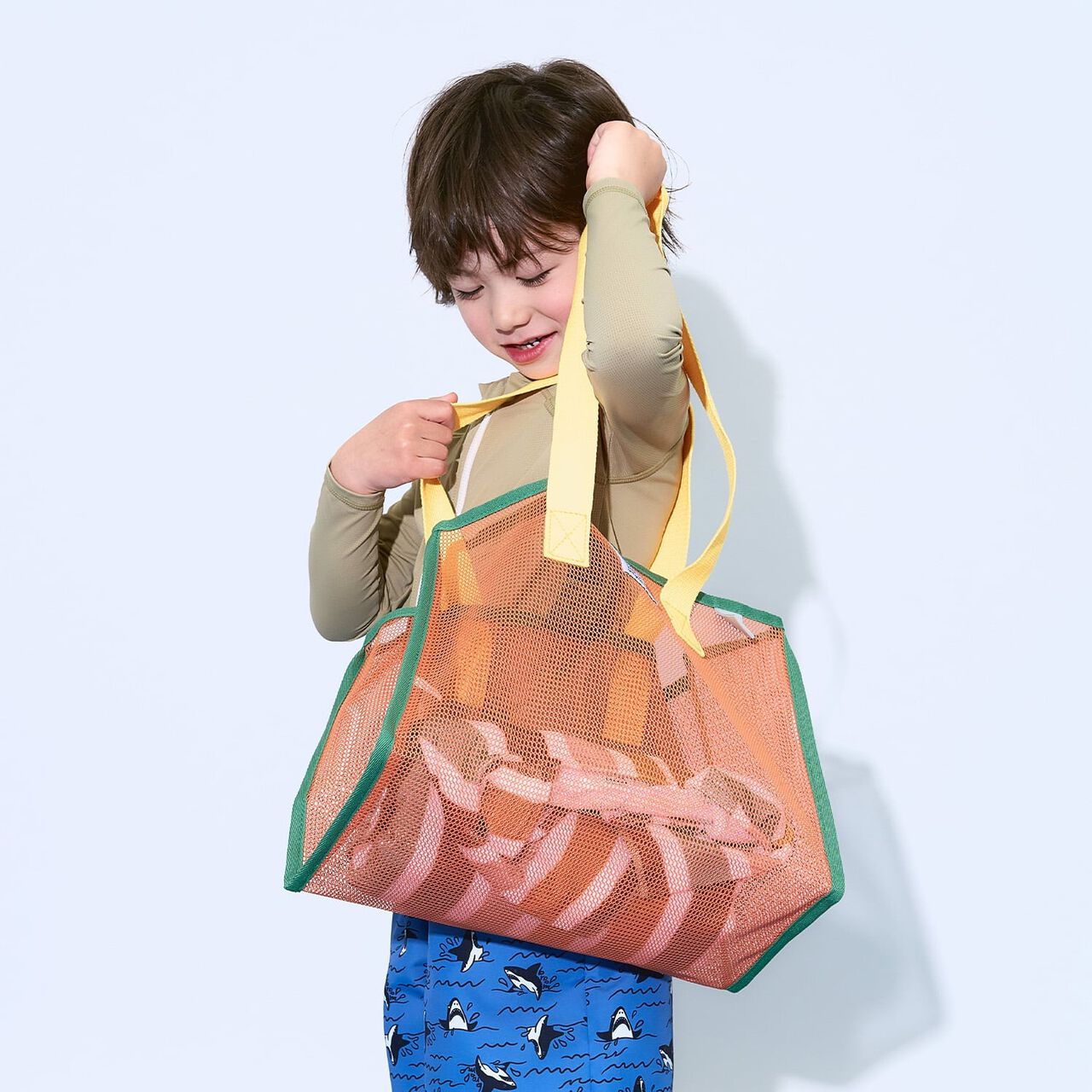 [SWIM] Mesh Bag [Kids' Clothing] [Boys & Girls],Navy, large image number 8