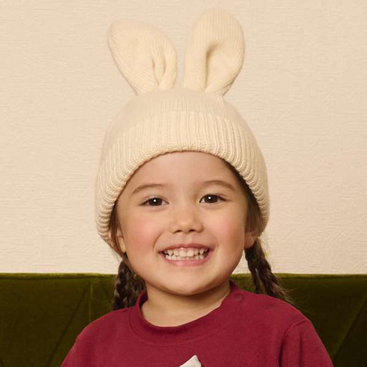 Ear-Detail Knit Cap,Light gray, large image number 8