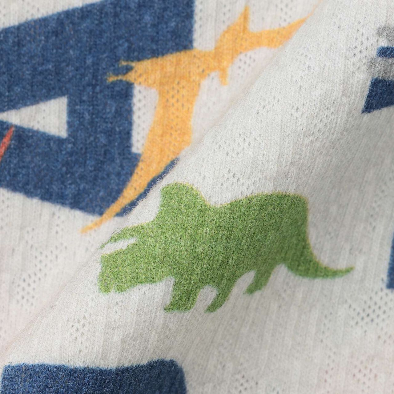 All-Over Pattern Short-Sleeve Loungewear,Sax blue, large image number 8