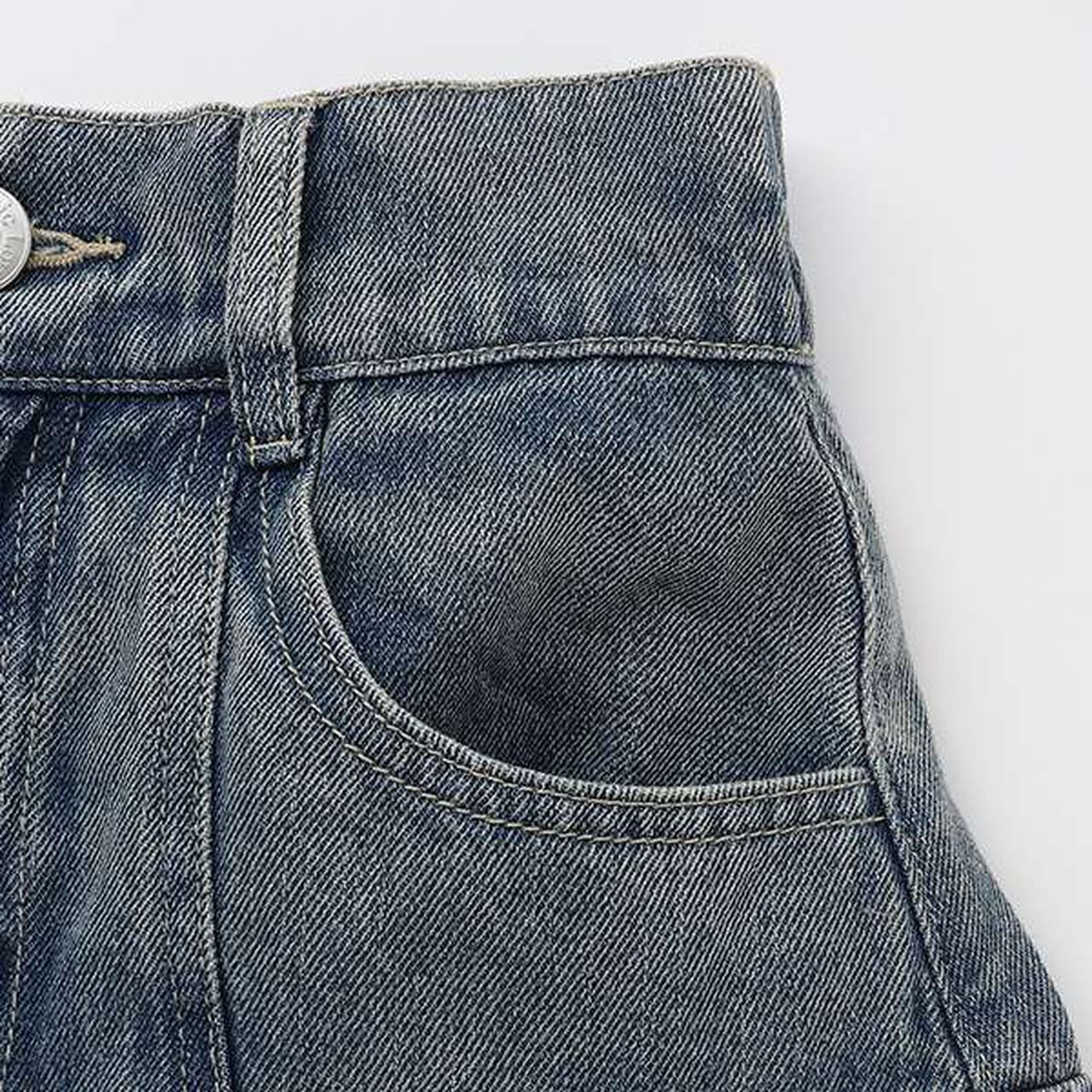 [LTXC] Cargo Denim Mini Skirt,Khaki, large image number 8