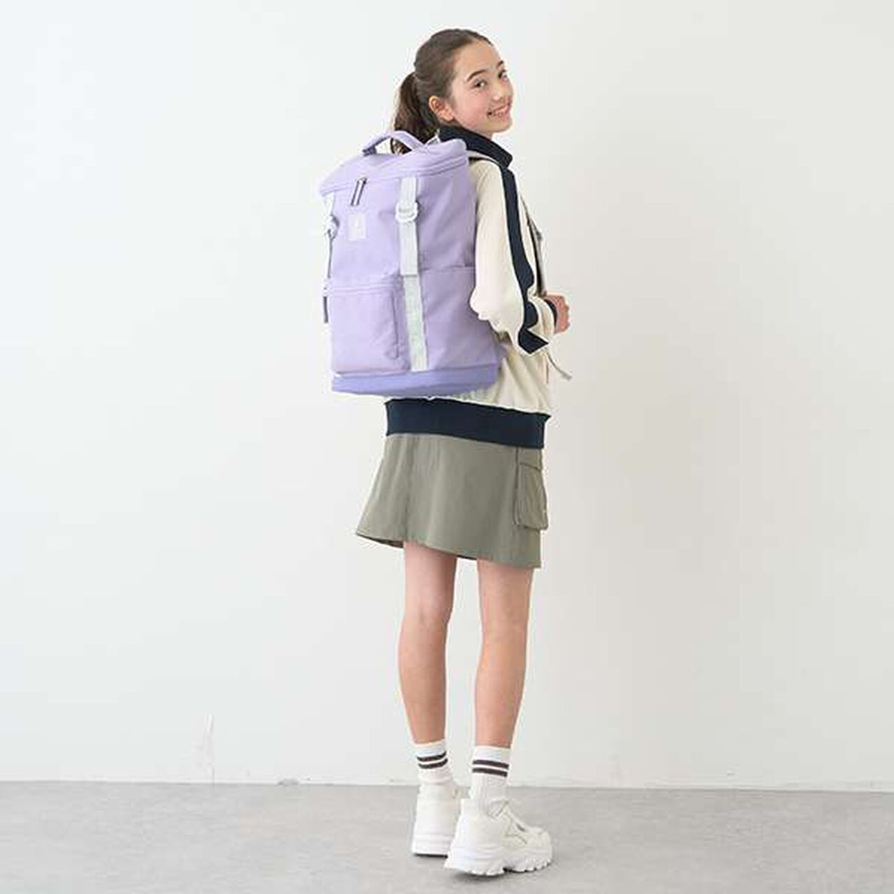 Square School Backpack,Light blue, large image number 21