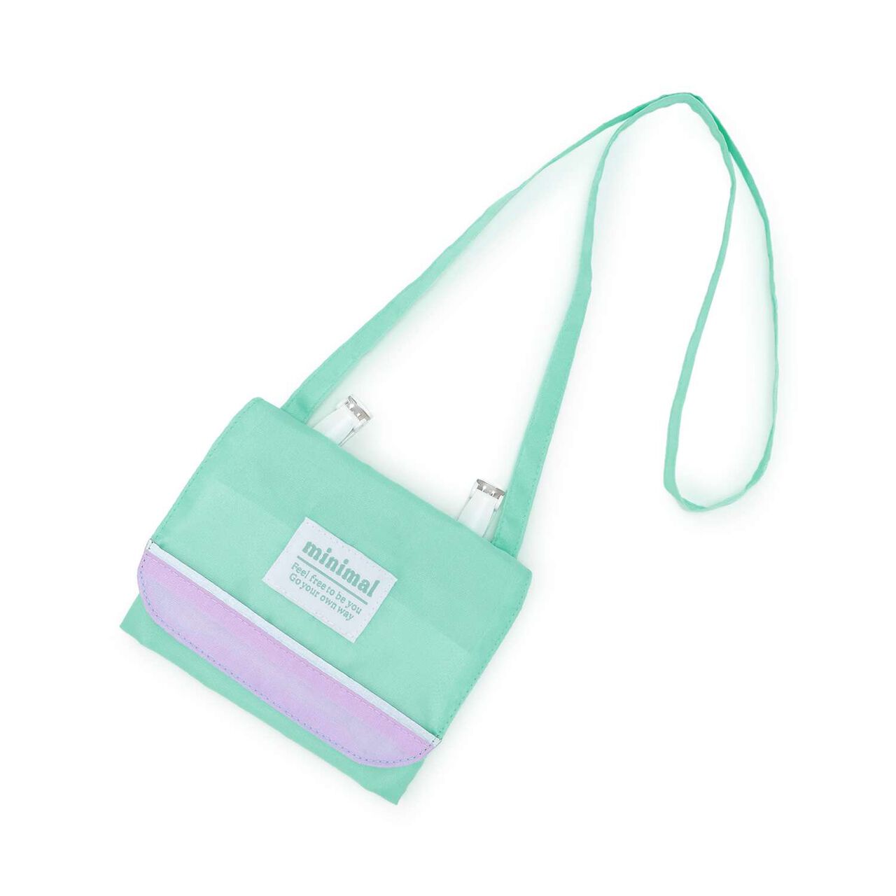 [DailyME/Water-Repellent] Travel Small Shoulder Bag with Pocket,Pink, large image number 4