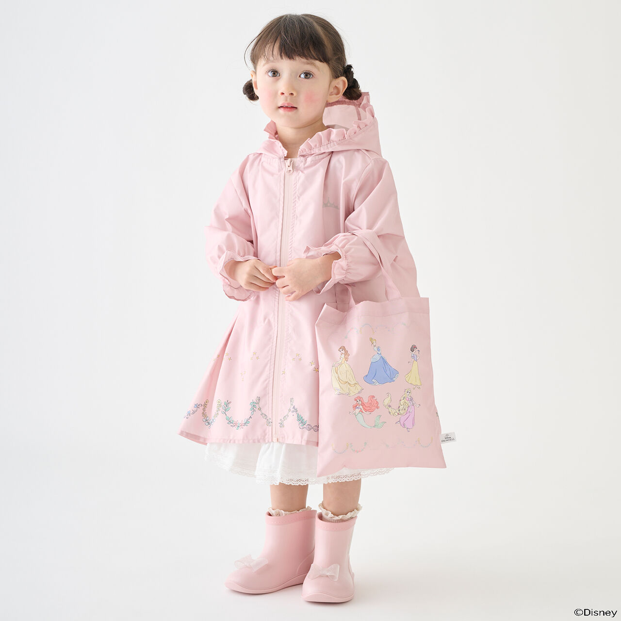 [Disney] Raincoat,Light pink, large image number 0