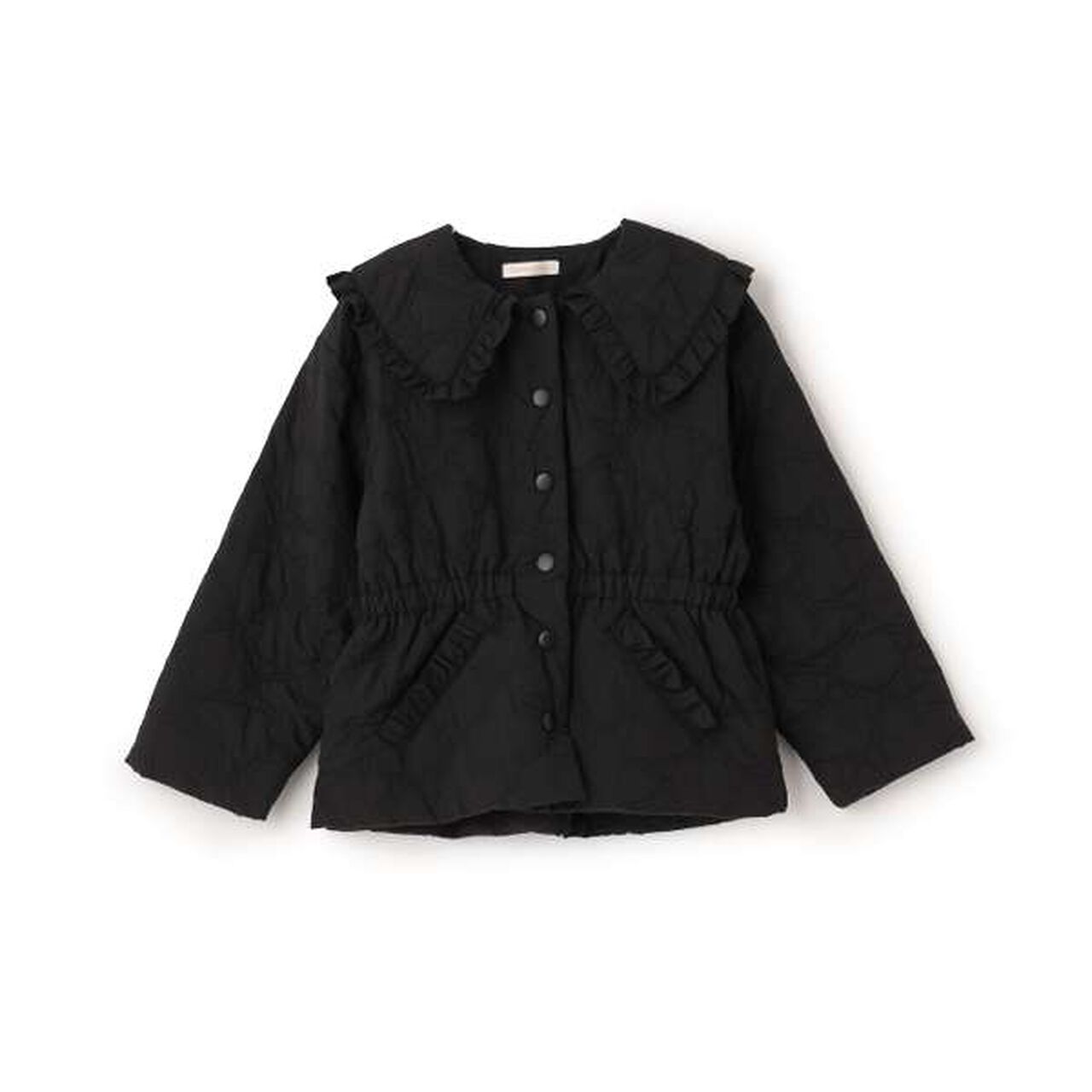 Lycee Mine Ballet Series Mid-Length Ribbon Quilted Jacket,Ivory, large image number 4