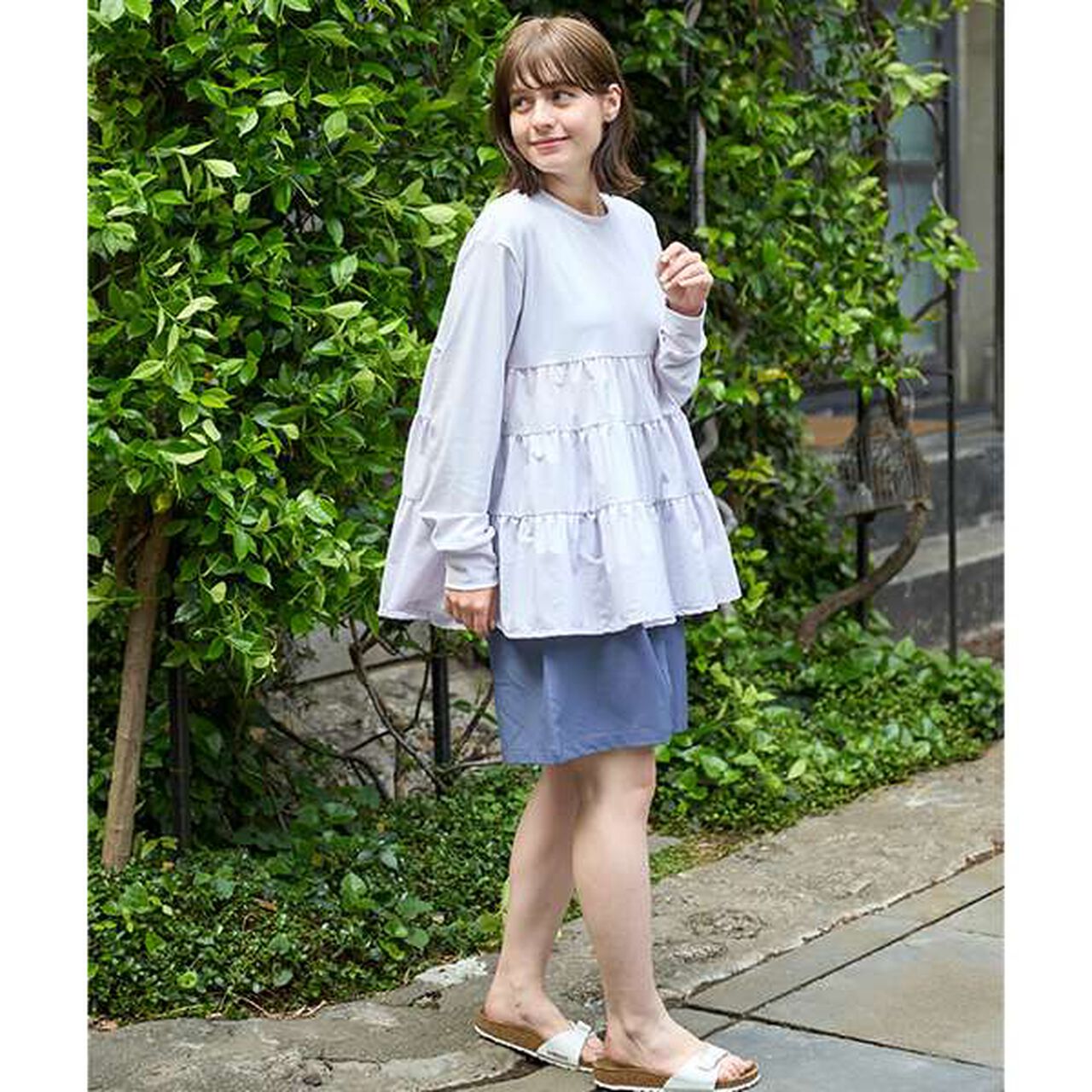 [SWIM] [Link] Tiered Rash Guard,Lavender, large image number 3