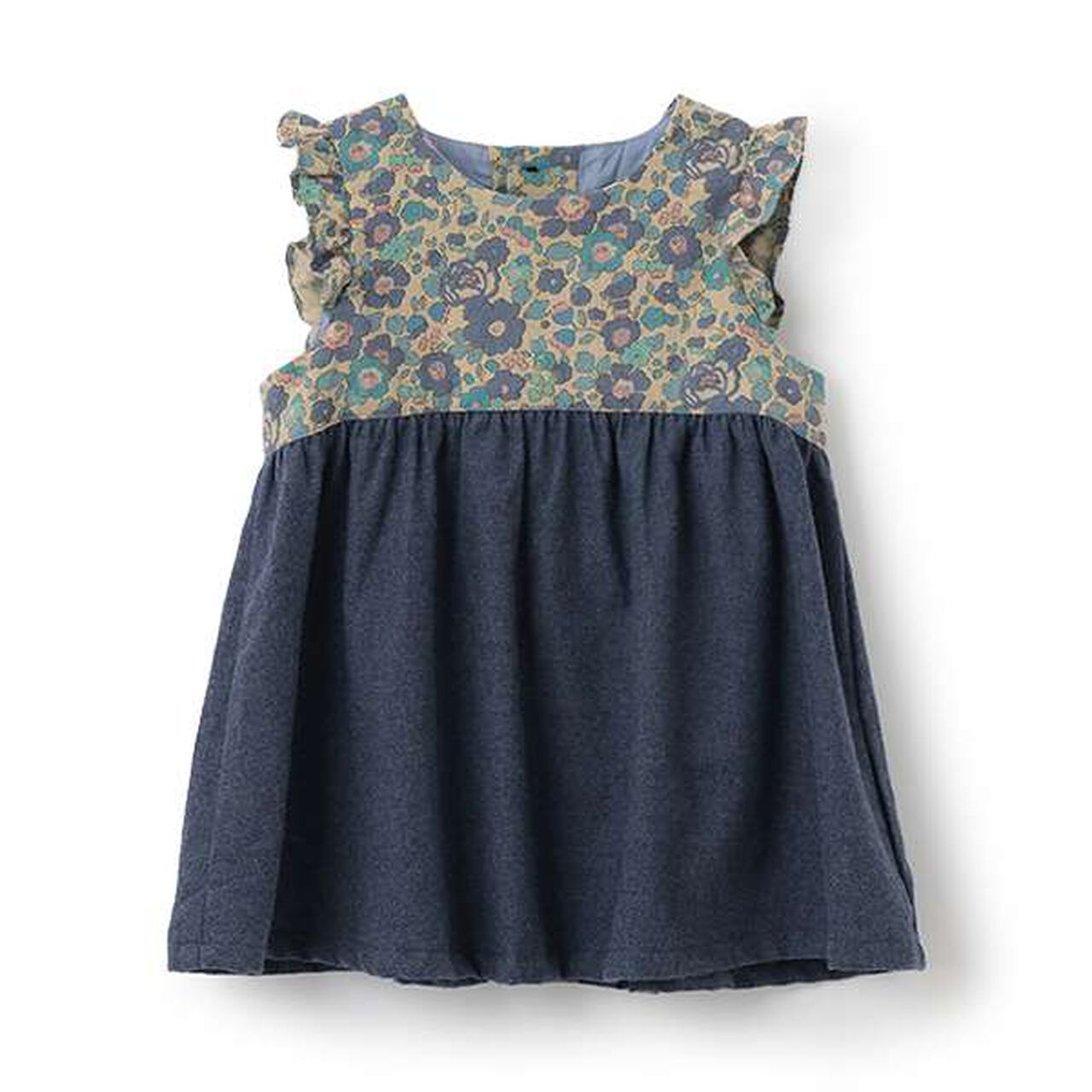 [Made in Japan] Liberty Fabric Yoke Tunic,Mocha tea, large image number 10