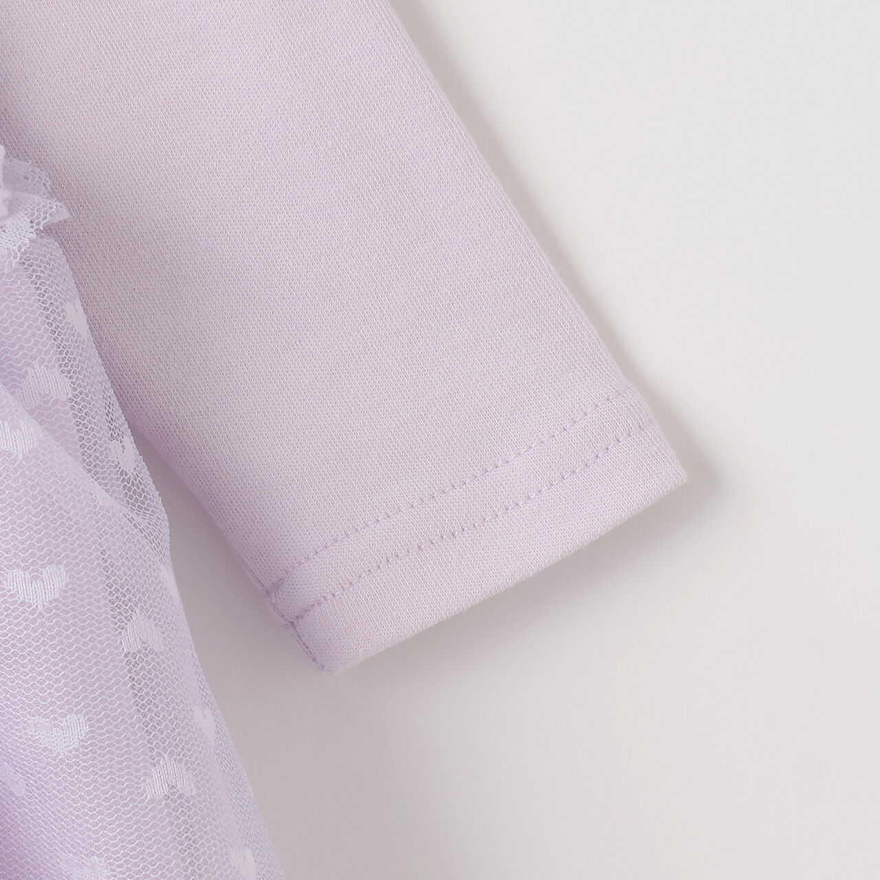 Tulle Docking OP Romper,Lavender, large image number 5