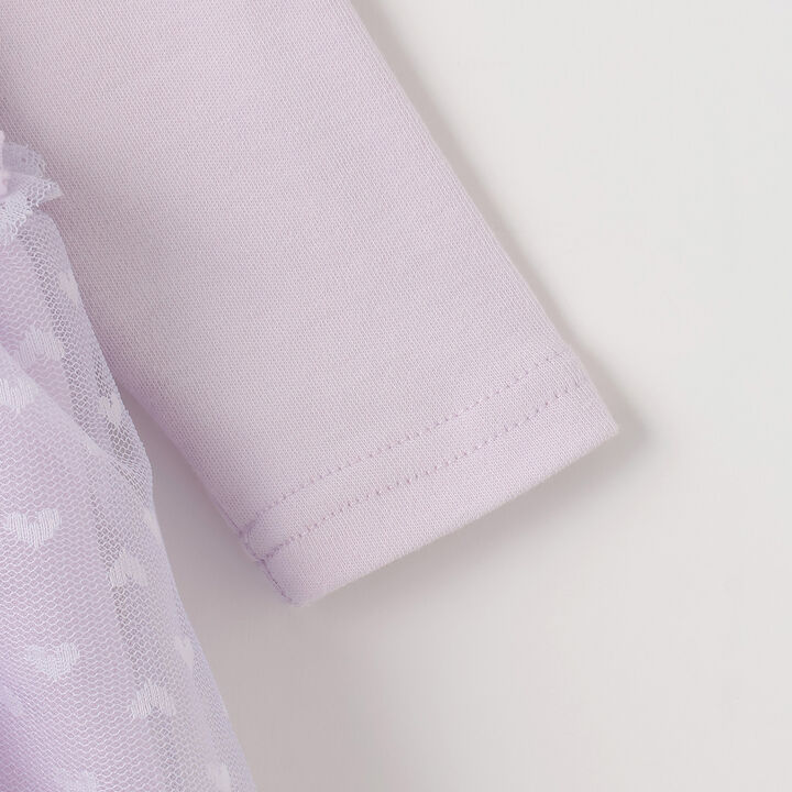 Tulle Docking OP Romper,Lavender, medium image number 5