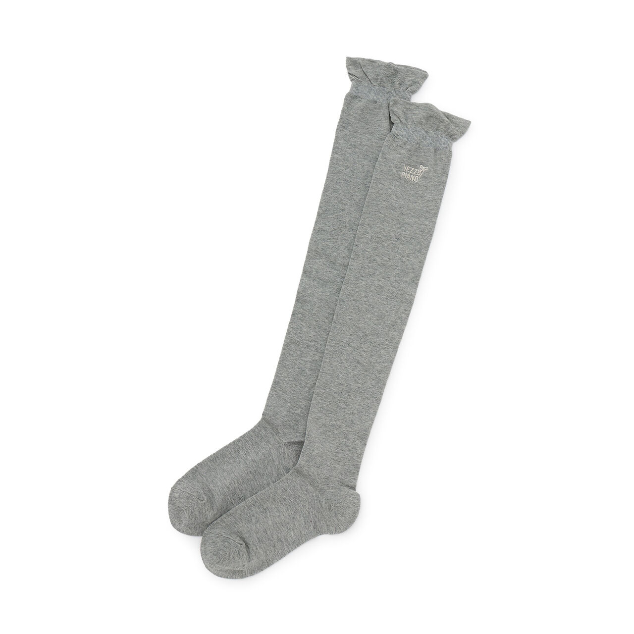 [Antibacterial Deodorizing] Logo Embroidered Knee-High Socks,Gray, large image number 23