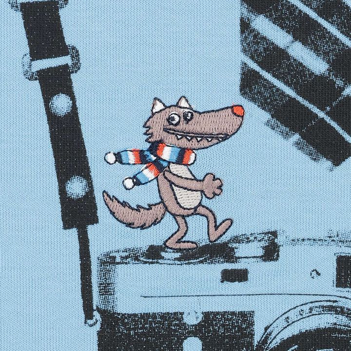 Camera Trompe-l'&oelig;il Sweatshirt,Light gray, medium image number 4