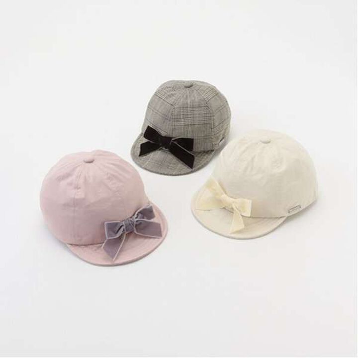 Velour Ribbon Cap,Ivory, medium image number 3