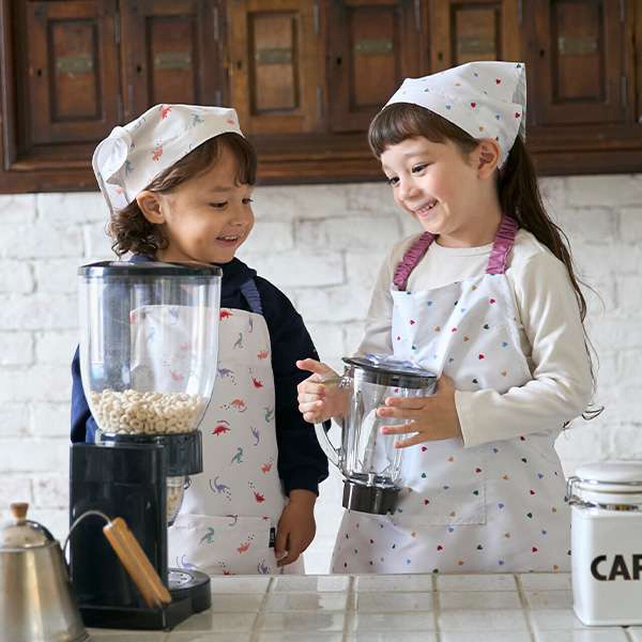 Water-Resistant Apron Set,Off white, large image number 10