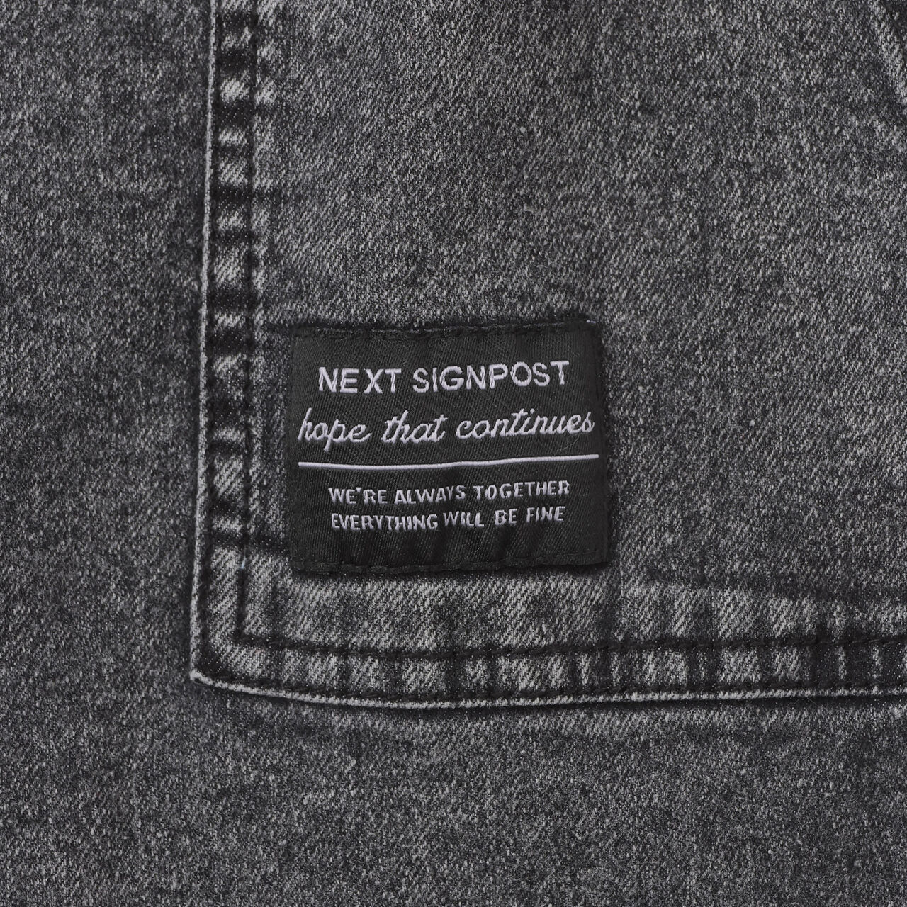 Cool Touch Denim Cargo Pants,Gray, large image number 4