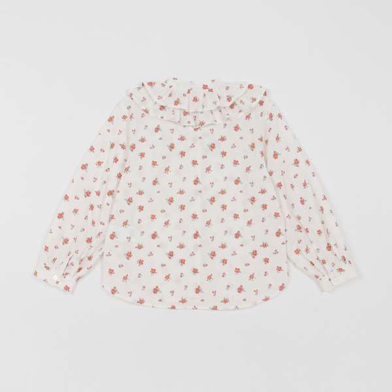 [Link] Frill Collar Blouse (Junior),Red, large image number 1