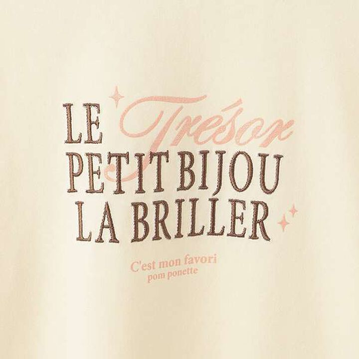 [GOOD PRICE] 6-Sleeve Logo T-Shirt,Cream, medium image number 19