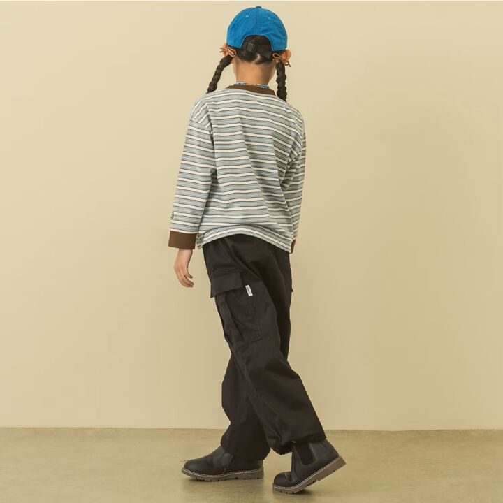 [D Select] Nylon Embroidered Cap,Blue, medium image number 8