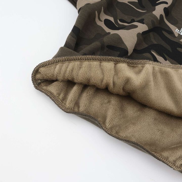 [LTXC] Shaggy Lined Black Cropped Parka,Off white, medium image number 17