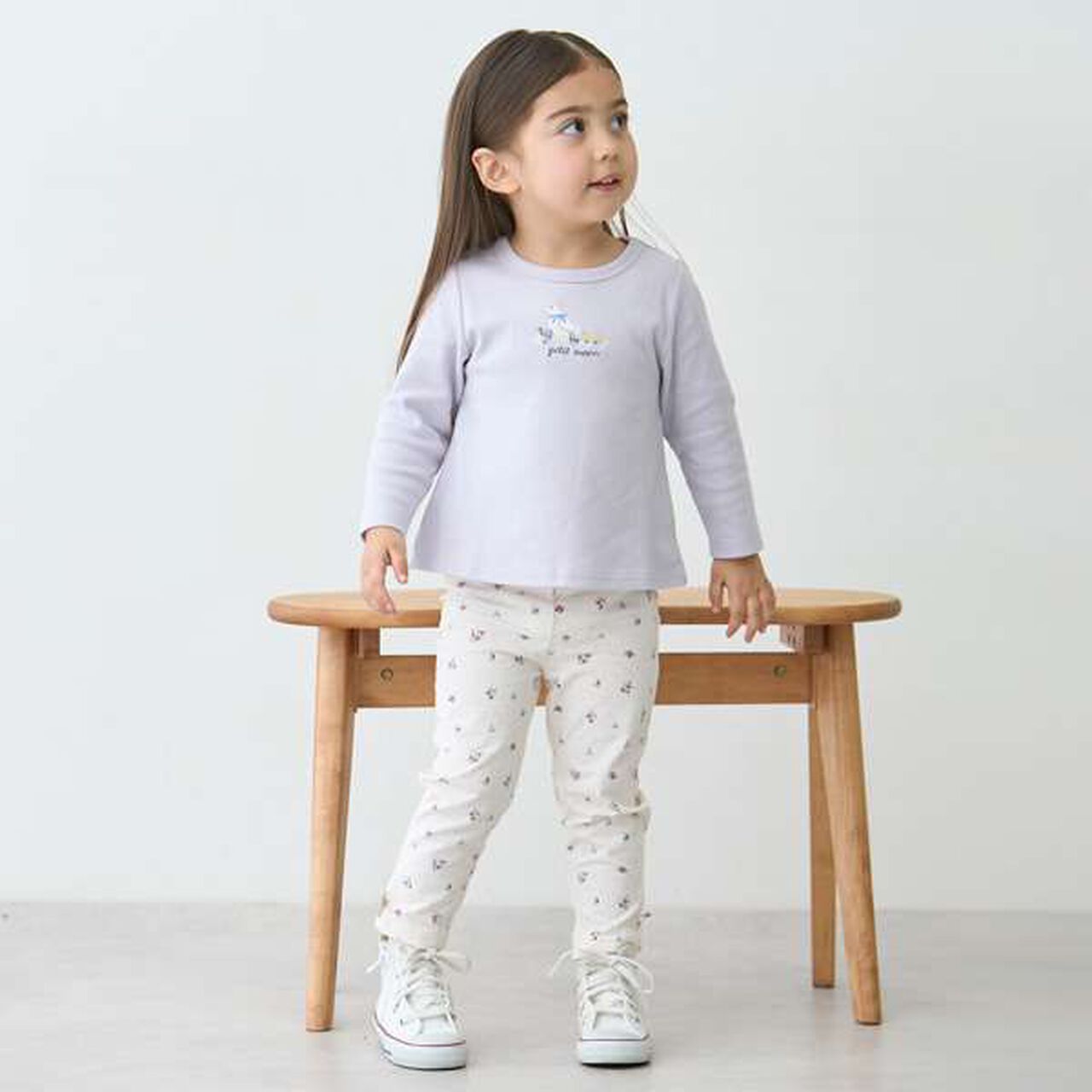 Affordable 10-Length Girls' Leggings,Light pink, large image number 28