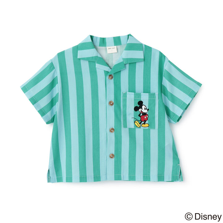 [Disney] 開領短袖襯衫,土耳其藍, medium image number 6