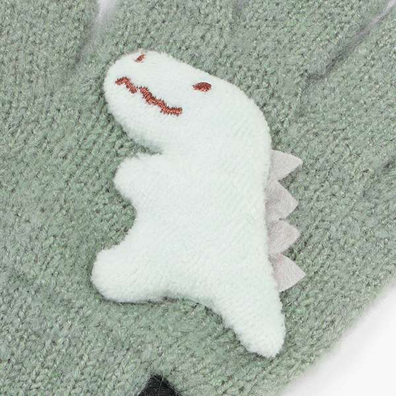 Motif Gloves,Charcoal gray, large image number 2