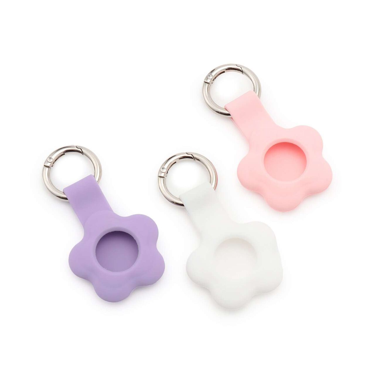 [For Preschool Use] [Safe] Flower Smart Tag Case Charm,Lavender, large image number 6