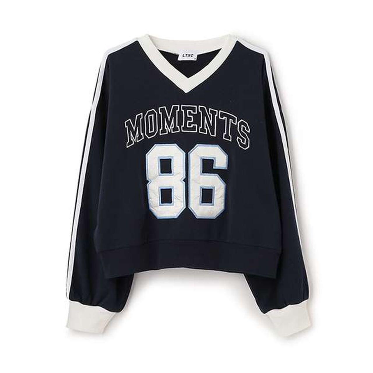 [LTXC] Number Pullover,Navy, large image number 7