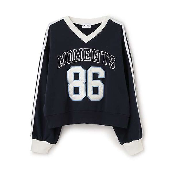 [LTXC] Number Pullover,Navy, medium image number 7