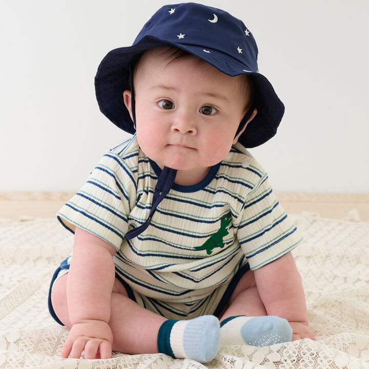 Multi Stripe Outfit Set,Brown, medium image number 2